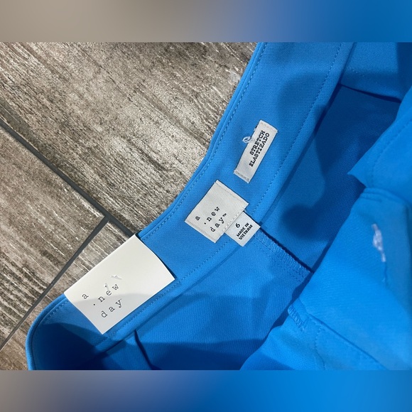🩵A New Day Women's High Rise Tapered Leg Ankle Lightweight, Blue Size 6R NWT🩵 - Picture 4 of 10